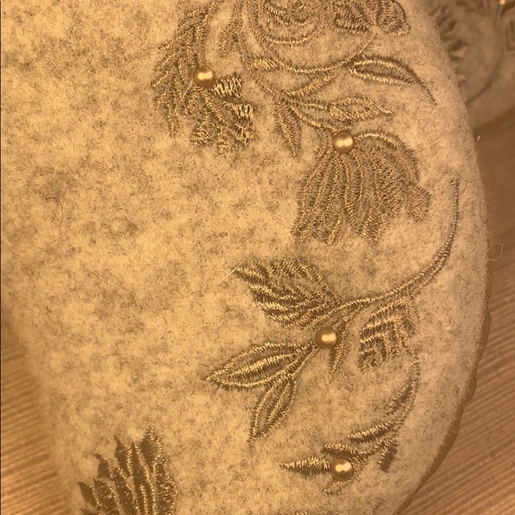 Garnet Hill NWOT cork felt Made in Italy slideins - Picture 8 of 8